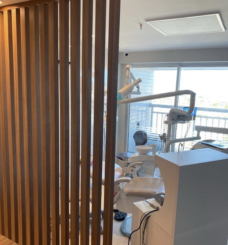 Detalhes do consultório odontológico em Fortaleza